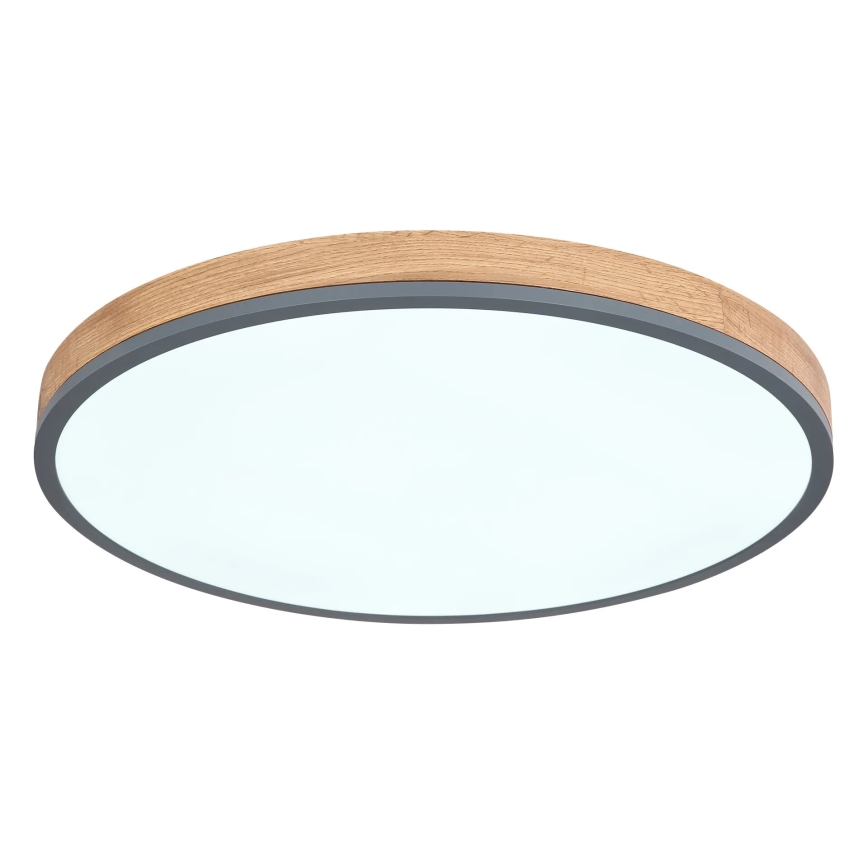 Globo - LED Dimmable φωτιστικό οροφής LED/40W/230V 2700-6500K διάμετρος 60 cm + τηλεχειριστήριο καφέ/γκρι