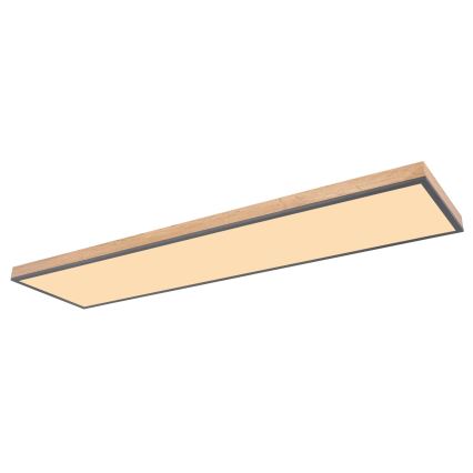 Globo - Ρυθμιζόμενο φωτιστικό οροφής LED/36W/230V 2700-6500K καφέ/γκρί + τηλεχειριστήριο