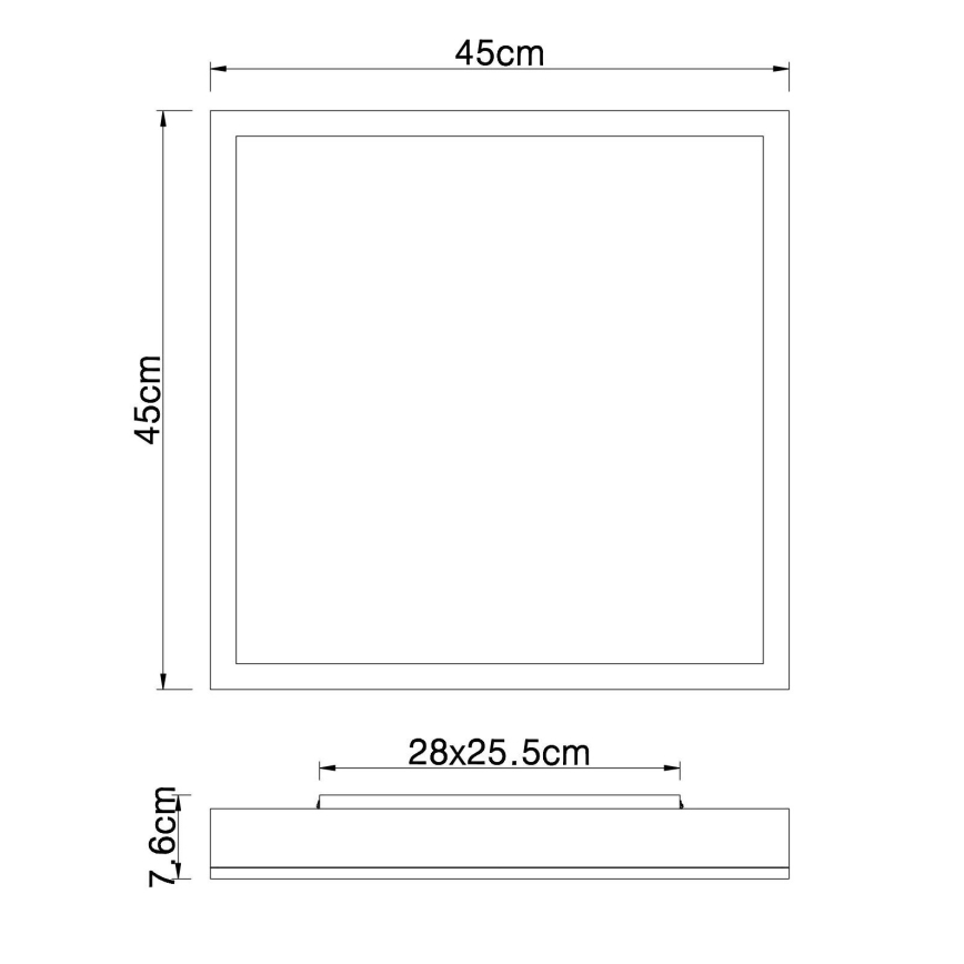 Globo - LED Dimmable φωτιστικό οροφής LED/24W/230V 2700-6500K + τηλεχειριστήριο καφέ/λευκό