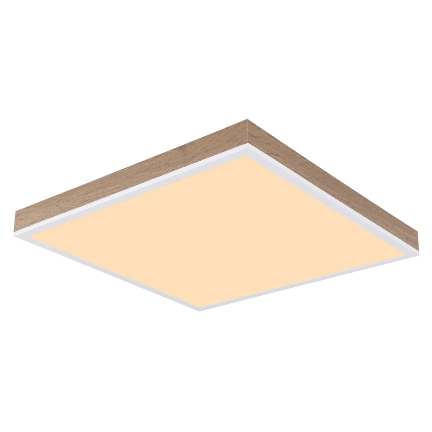 Globo - LED Dimmable φωτιστικό οροφής LED/24W/230V 2700-6500K + τηλεχειριστήριο καφέ/λευκό