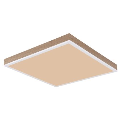 Globo - LED Dimmable φωτιστικό οροφής LED/24W/230V 2700-6500K + τηλεχειριστήριο καφέ/λευκό