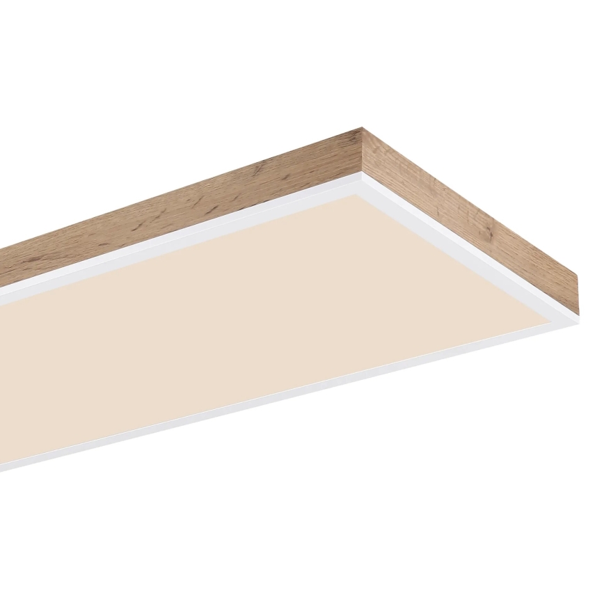 Globo - Ρυθμιζόμενο LED φωτιστικό οροφής LED/36W/230V 2700-6500K καφέ/λευκό + τηλεχειριστήριο