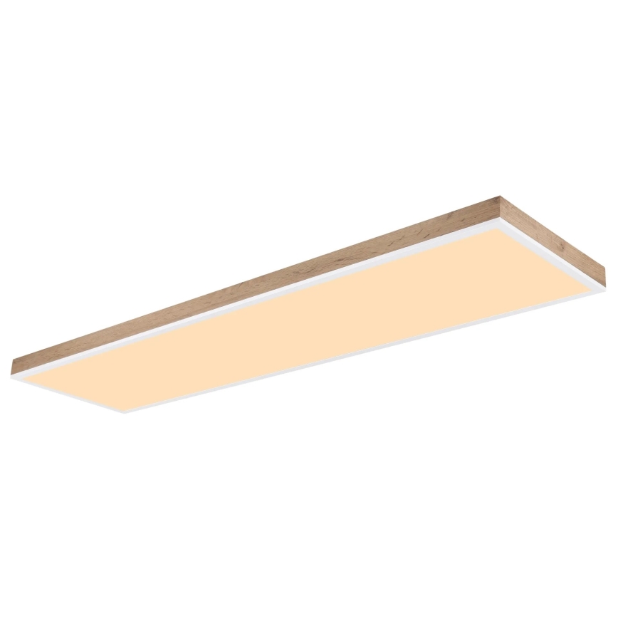 Globo - Ρυθμιζόμενο LED φωτιστικό οροφής LED/36W/230V 2700-6500K καφέ/λευκό + τηλεχειριστήριο