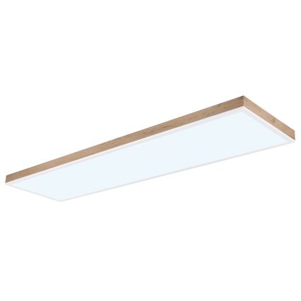 Globo - Ρυθμιζόμενο LED φωτιστικό οροφής LED/36W/230V 2700-6500K καφέ/λευκό + τηλεχειριστήριο