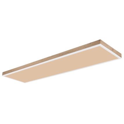 Globo - Ρυθμιζόμενο LED φωτιστικό οροφής LED/36W/230V 2700-6500K καφέ/λευκό + τηλεχειριστήριο