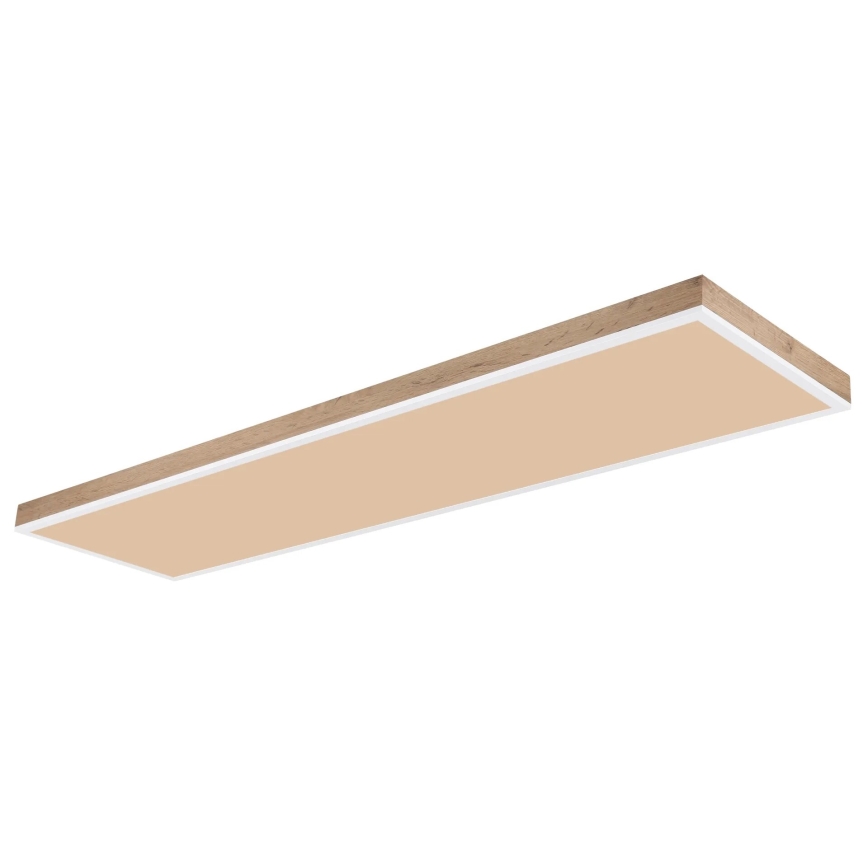 Globo - Ρυθμιζόμενο LED φωτιστικό οροφής LED/36W/230V 2700-6500K καφέ/λευκό + τηλεχειριστήριο
