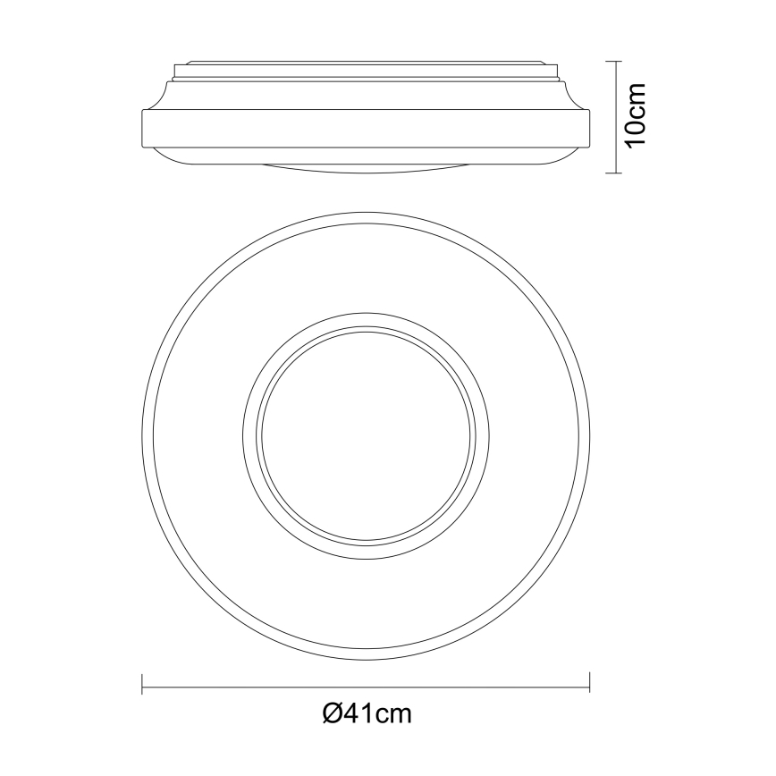 Globo - Φωτιστικό οροφής LED LED/24W/230V