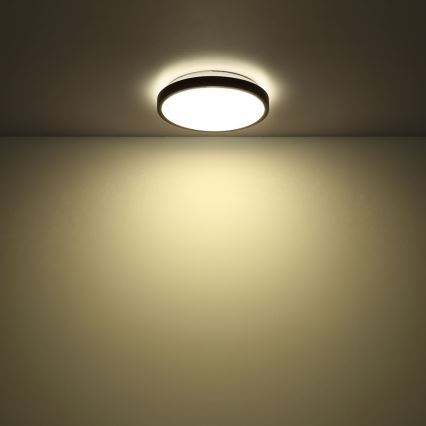 Globo - LED Φωτιστικό οροφής μπάνιου με αισθητήρα LED/18W/230V IP44