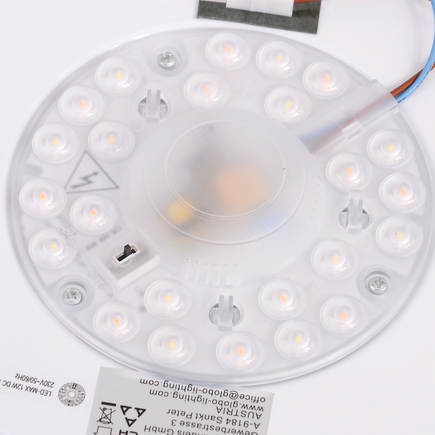 Globo - LED Οροφιαίο φωτιστικό LED/12W/230V 307 mm 3000/4500/6000K