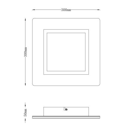 Globo - Φωτιστικό οροφής LED LED/23W/230V