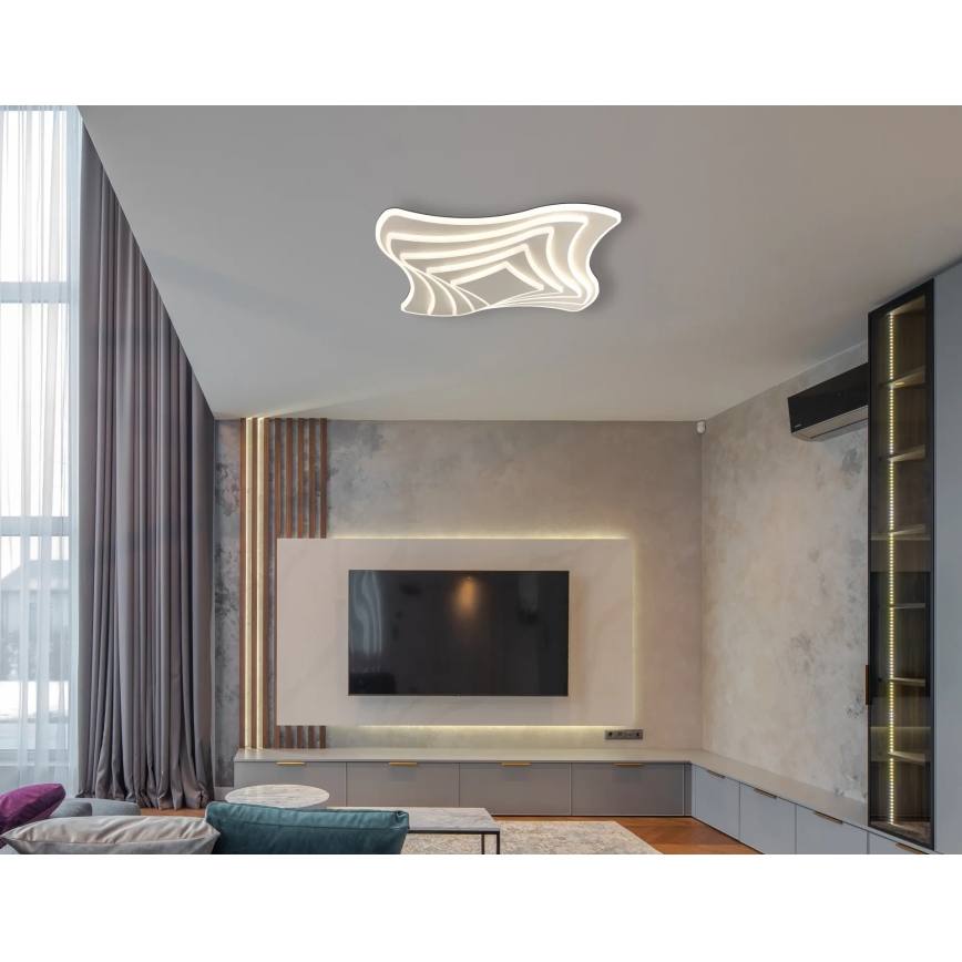 Globo - LED Ρυθμιζόμενο φωτιστικό οροφής LED/42W/230V 2700-6000K 45x45 cm + τηλεχειριστήριο