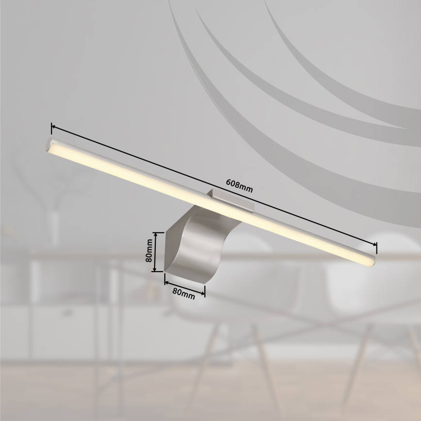 Globo - LED Φωτιστικό μπάνιου για καθρέφτη LED/10W/230V 60,8 εκ. IP44 γυαλιστερό χρώμιο