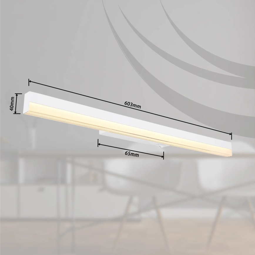 Globo - Φωτιστικό τοίχου LED LED/12W/230V 3000/6000K 60 cm λευκό