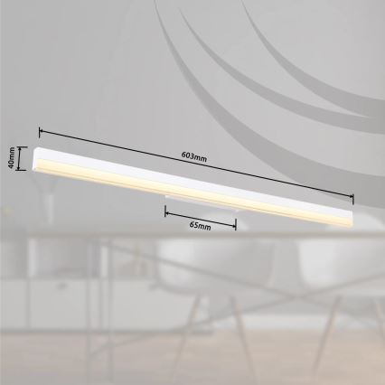 Globo - Φωτιστικό τοίχου LED LED/18W/230V 3000/6000K 80 cm λευκό