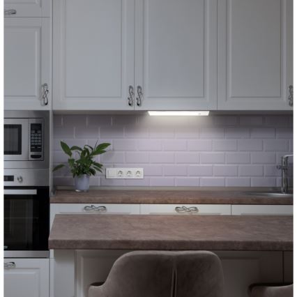 Globo - LED επαναφορτιζόμενο φωτιστικό κάτω από ντουλάπι με ρύθμιση φωτεινότητας LED/1,4W/5V 4000K 1100 mAh 24 cm