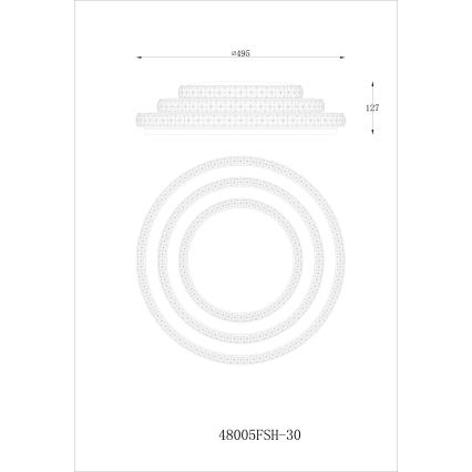 Globo - LED Dimmable φωτιστικό οροφής LED/30W/230V TUYA Wi-Fi + τηλεχειριστήριο