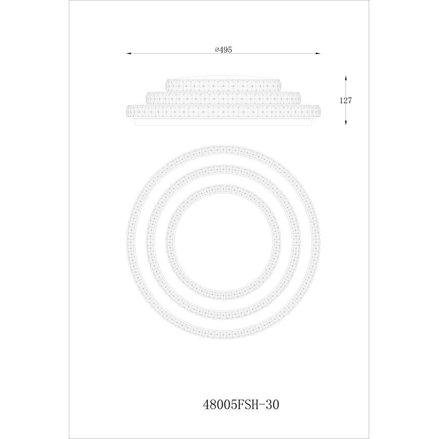 Globo - LED Dimmable φωτιστικό οροφής LED/30W/230V TUYA Wi-Fi + τηλεχειριστήριο