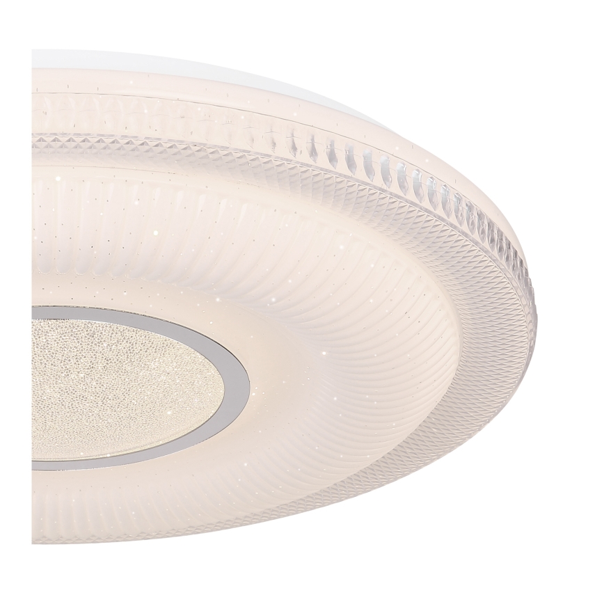 Globo - LED Ρυθμιζόμενο Φωτιστικό Οροφής LED/30W/230V 3000-6500K διάμ. 50 εκ. λευκό Wi-Fi Tuya + τηλεχειριστήριο