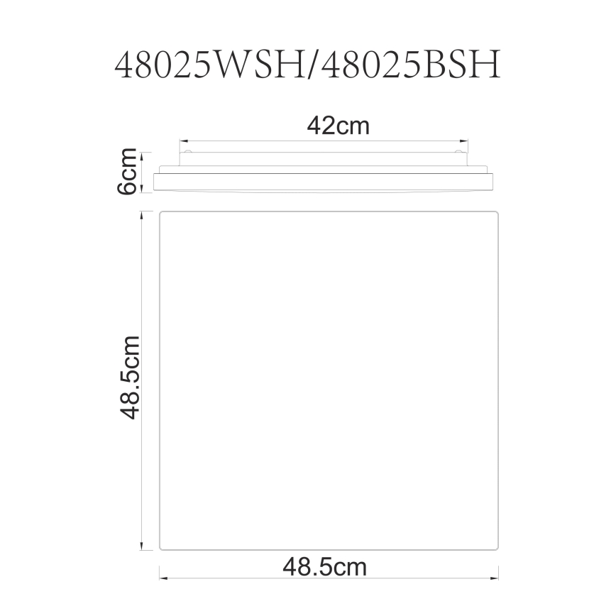 Globo - Ρυθμιζόμενο φωτιστικό οροφής LED/24W/230V Wi-Fi Tuya + τηλεχειριστήριο