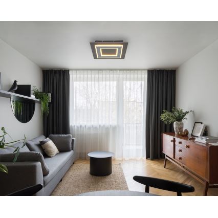 Globo - Φωτιστικό οροφής LED LED/24W/230V 3000K 32x32 cm ανθρακί