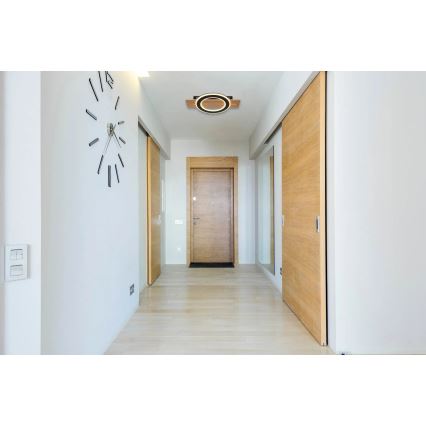 Globo - Φωτιστικό οροφής LED LED/18W/230V καφέ