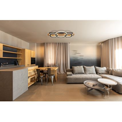 Globo - Φωτιστικό οροφής LED LED/50W/230V καφέ