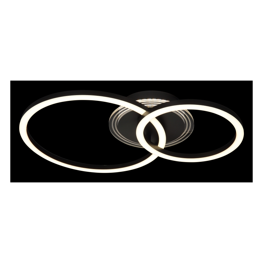 Globo - LED Οροφιαίο φωτιστικό LED/30W/230V 2700/4500/6500K διάμ. 33x50 εκ. μαύρο