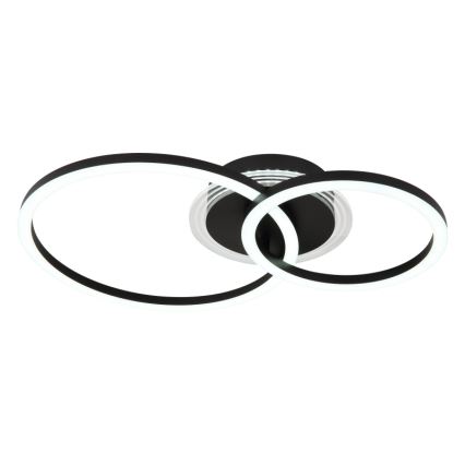 Globo - LED Οροφιαίο φωτιστικό LED/30W/230V 2700/4500/6500K διάμ. 33x50 εκ. μαύρο