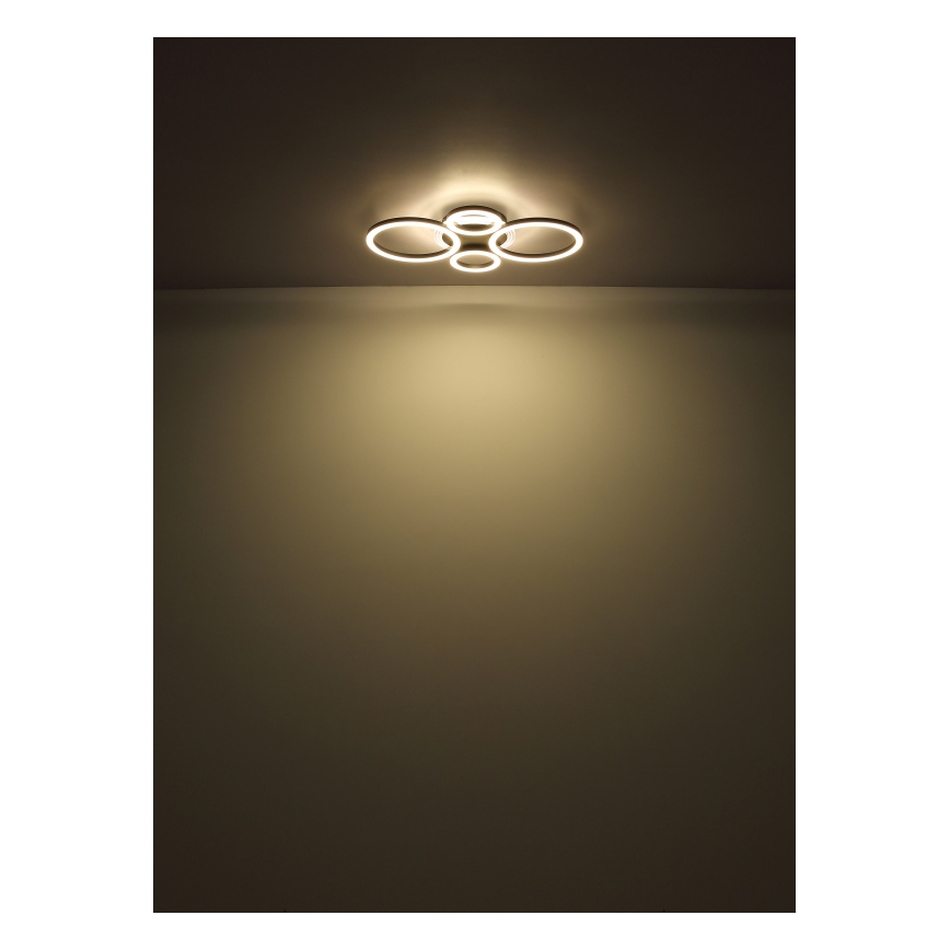 Globo - Φωτιστικό οροφής LED/40W/230V 2700/4500/6500K διάμ. 35,5x53 cm μαύρο