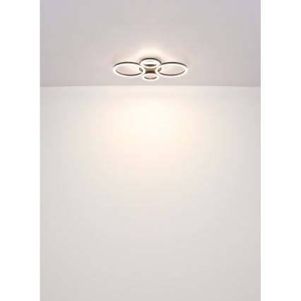 Globo - Φωτιστικό οροφής LED/40W/230V 2700/4500/6500K διάμ. 35,5x53 cm μαύρο