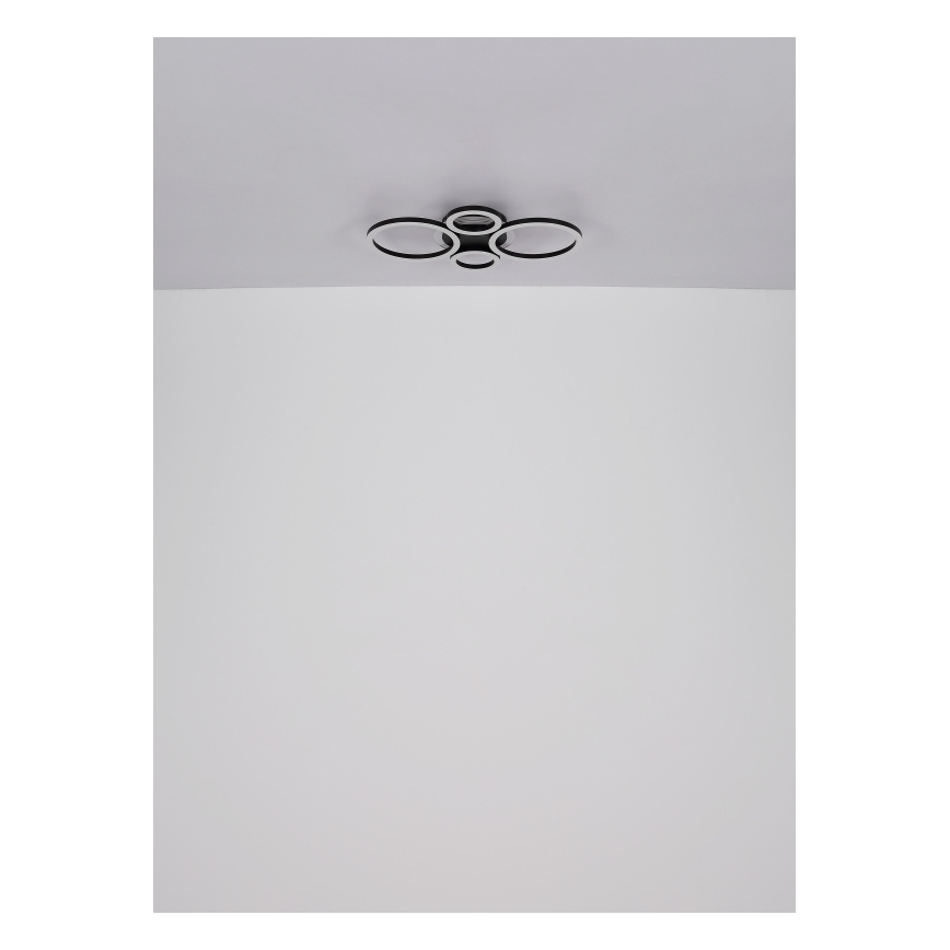 Globo - Φωτιστικό οροφής LED/40W/230V 2700/4500/6500K διάμ. 35,5x53 cm μαύρο