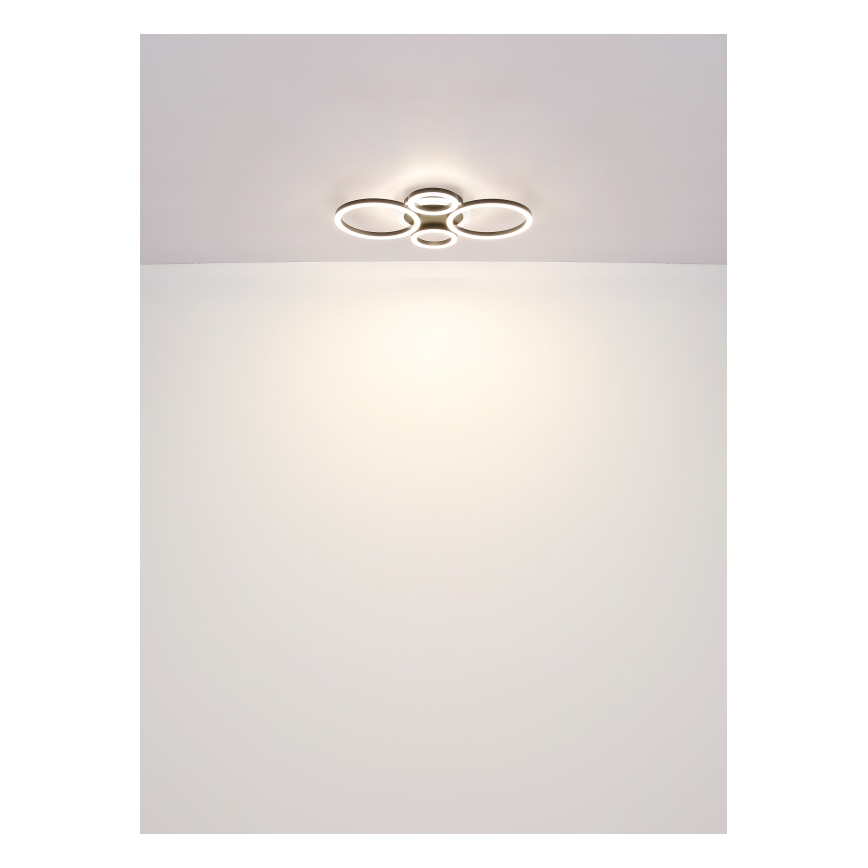 Globo - LED Οροφιαίο φωτιστικό LED/40W/230V 2700/4500/6500K διάμ. 35,5x53 εκ. μαύρο