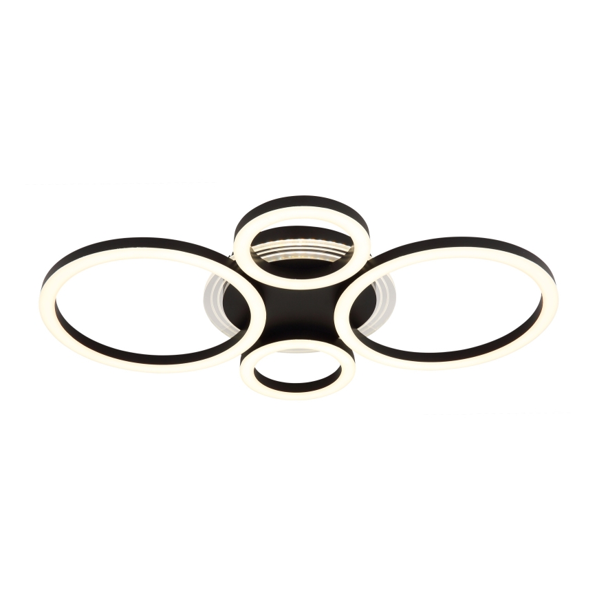 Globo - LED Οροφιαίο φωτιστικό LED/40W/230V 2700/4500/6500K διάμ. 35,5x53 εκ. μαύρο