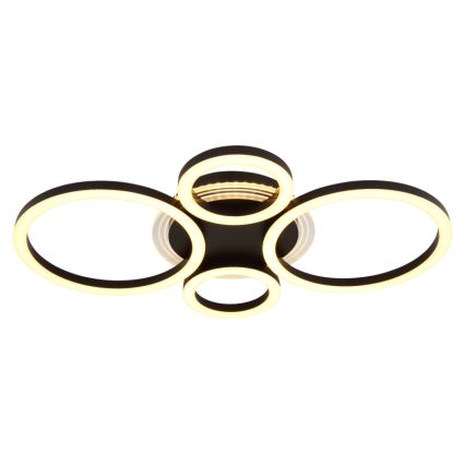 Globo - LED Οροφιαίο φωτιστικό LED/40W/230V 2700/4500/6500K διάμ. 35,5x53 εκ. μαύρο