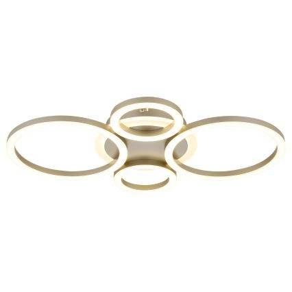 Globo - Φωτιστικό οροφής LED 40W/230V 2700/4500/6500K Ø 35,5x53 cm ορείχαλκος