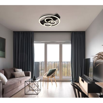 Globo - Ρυθμιζόμενο φωτιστικό οροφής LED/40W/230V 2700-6500K Ø 35x33 cm + τηλεχειριστήριο