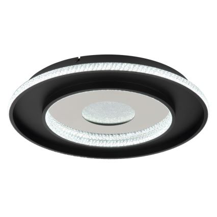 Globo - LED Ρυθμιζόμενο Φωτιστικό Οροφής LED/30W/230V 2700-6500K διάμ. 52,5 εκ. μαύρο + τηλεχειριστήριο