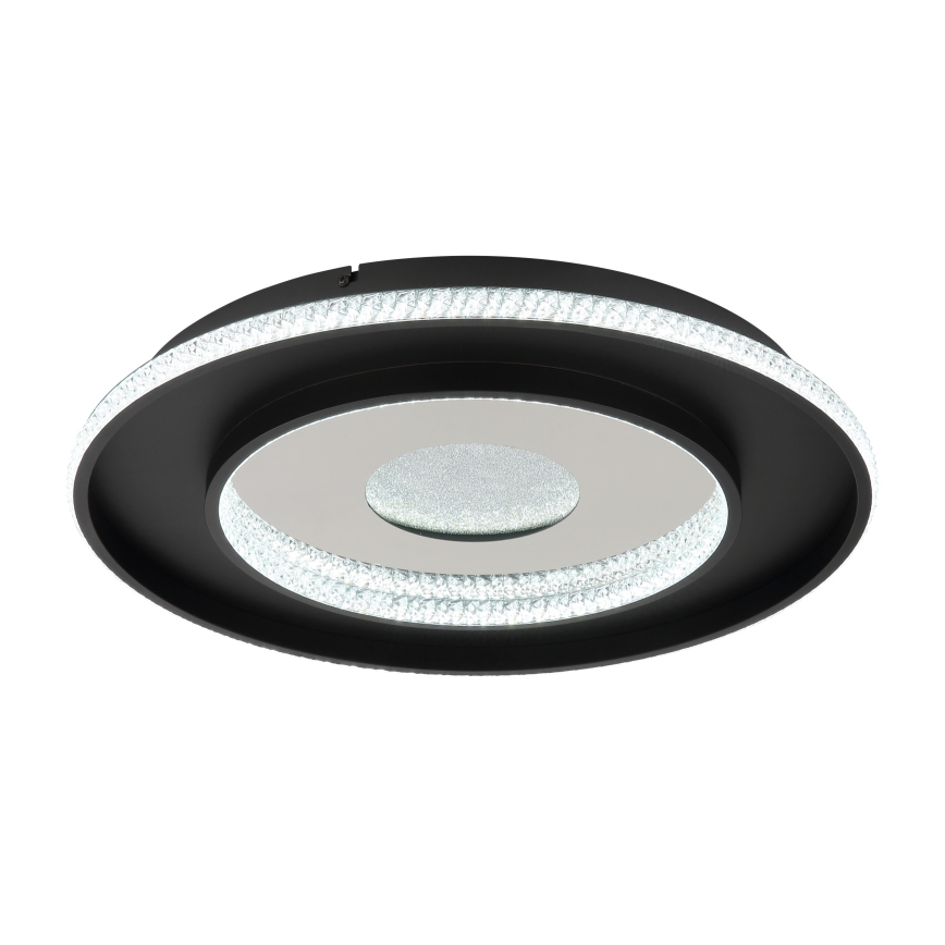 Globo - LED Ρυθμιζόμενο Φωτιστικό Οροφής LED/30W/230V 2700-6500K διάμ. 52,5 εκ. μαύρο + τηλεχειριστήριο