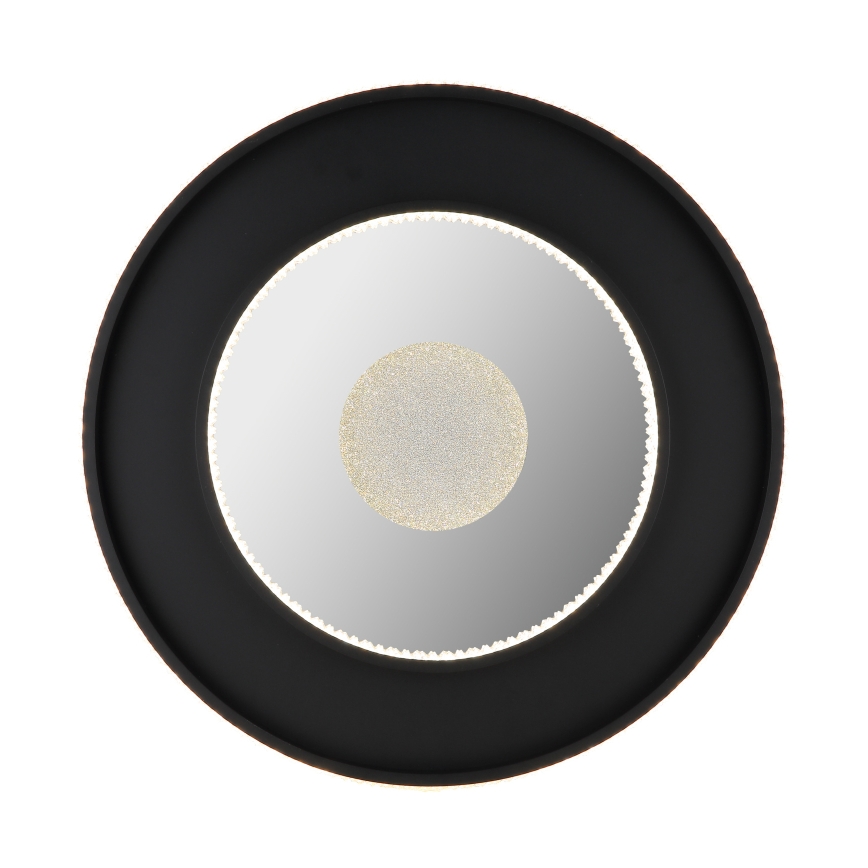 Globo - LED Ρυθμιζόμενο Φωτιστικό Οροφής LED/30W/230V 2700-6500K διάμ. 52,5 εκ. μαύρο + τηλεχειριστήριο
