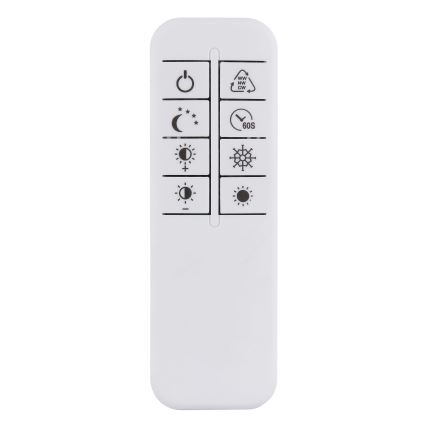 Globo - Led Dimmable κρεμαστό φωτιστικό οροφής LED/54W/230V 2700-6500K διάμετρος 60 cm μαύρο + τηλεχειριστήριο