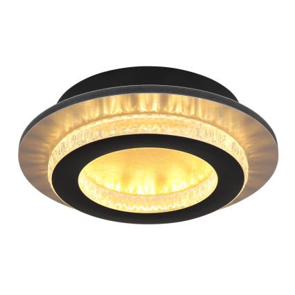Globo - Φωτιστικό οροφής LED LED/12W/230V 3000/4000/6500K Ø 20 cm μαύρο