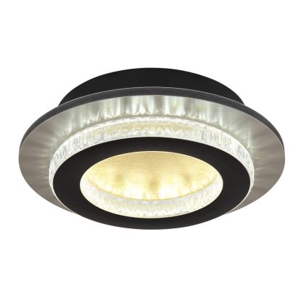 Globo - Φωτιστικό οροφής LED LED/12W/230V 3000/4000/6500K Ø 20 cm μαύρο