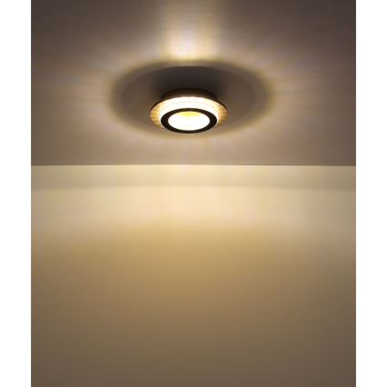 Globo - Φωτιστικό οροφής LED LED/12W/230V 3000/4000/6500K Ø 20 cm μαύρο