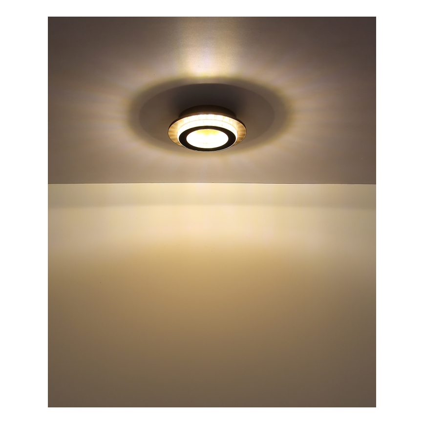 Globo - Φωτιστικό οροφής LED LED/12W/230V 3000/4000/6500K Ø 20 cm μαύρο