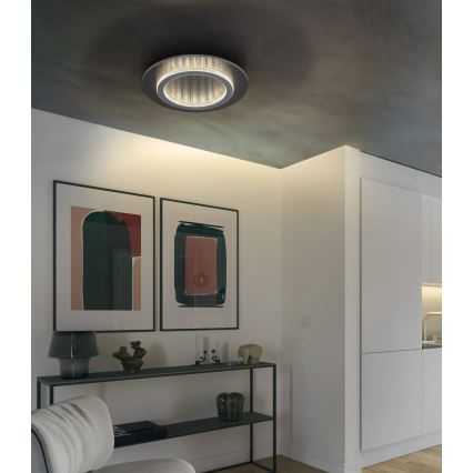 Globo - Φωτιστικό οροφής LED/24W/230V 3000/4000/6500K διάμ. 35 cm ανθρακί