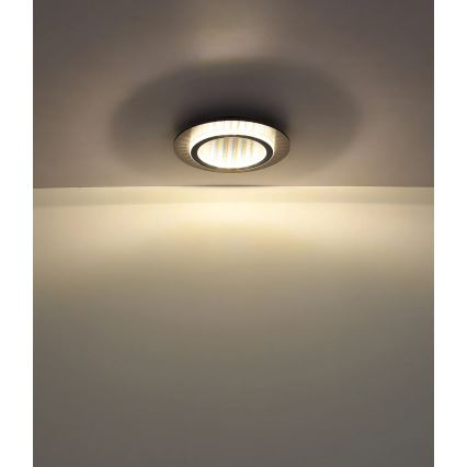 Globo - Φωτιστικό οροφής LED/24W/230V 3000/4000/6500K διάμ. 35 cm ανθρακί