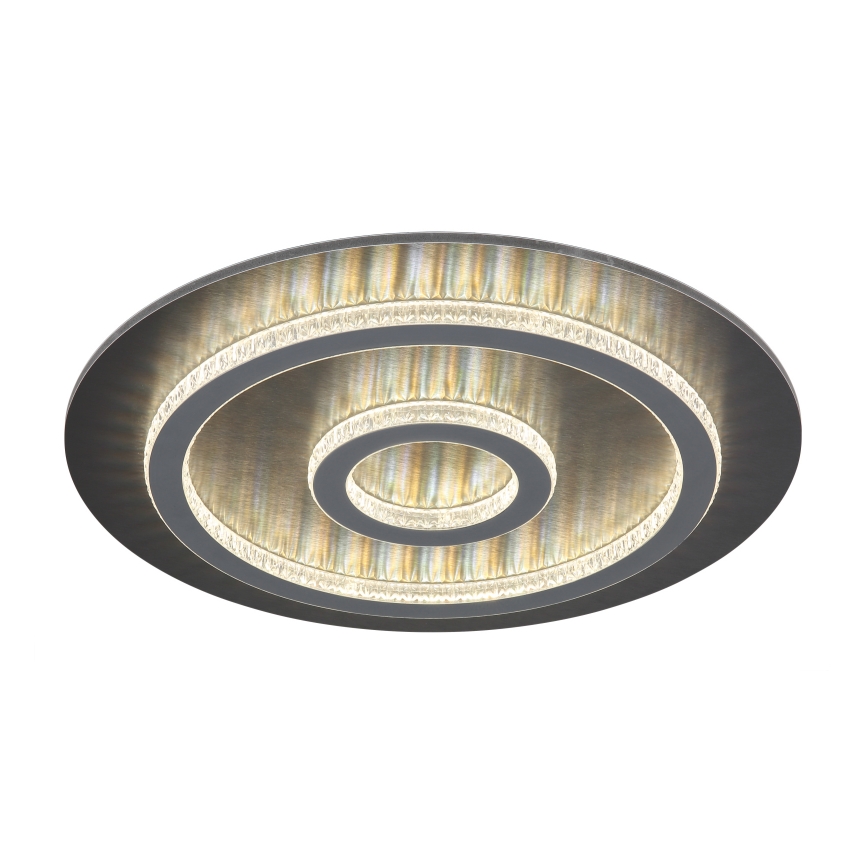 Globo - Ρυθμιζόμενο LED φωτιστικό οροφής 40W/230V 3000-6500K διάμ. 45 cm ανθρακί + τηλεχειριστήριο