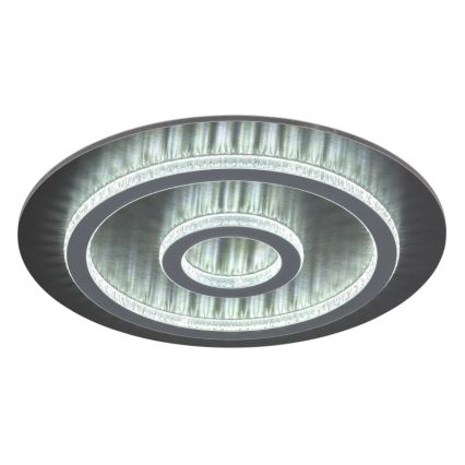 Globo - Ρυθμιζόμενο LED φωτιστικό οροφής 40W/230V 3000-6500K διάμ. 45 cm ανθρακί + τηλεχειριστήριο