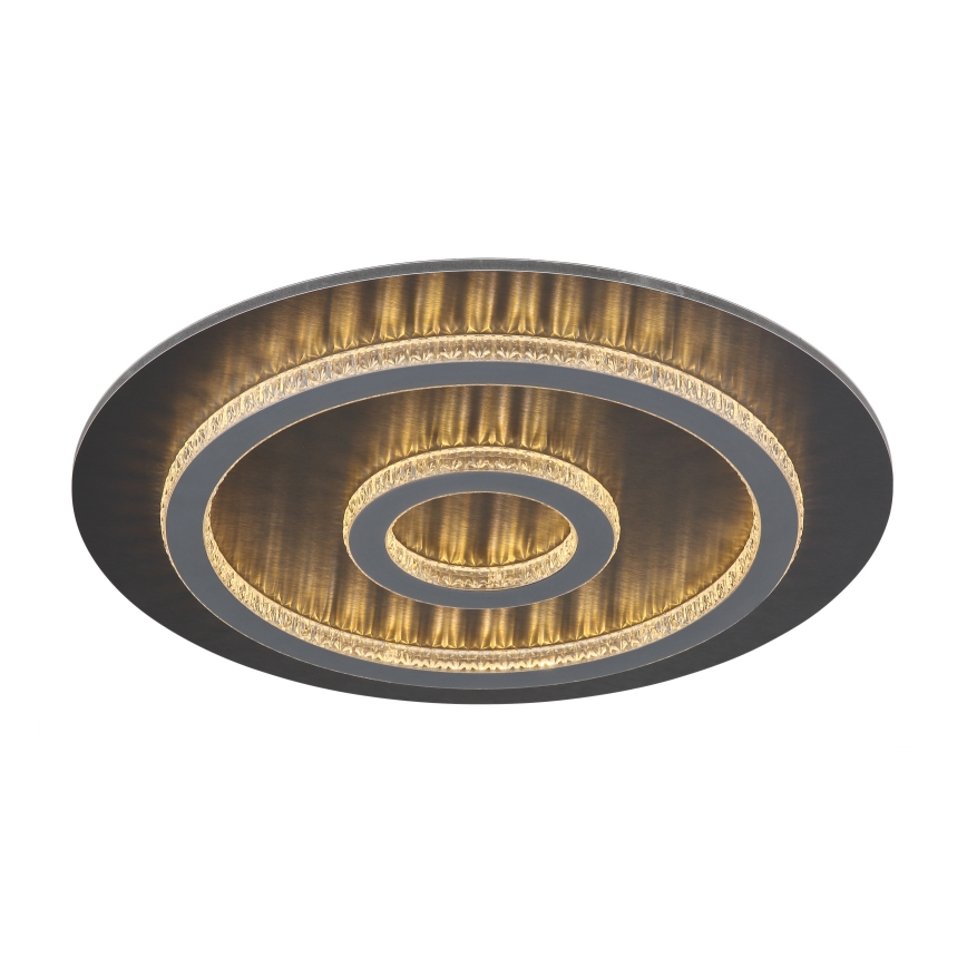 Globo - Ρυθμιζόμενο LED φωτιστικό οροφής 40W/230V 3000-6500K διάμ. 45 cm ανθρακί + τηλεχειριστήριο