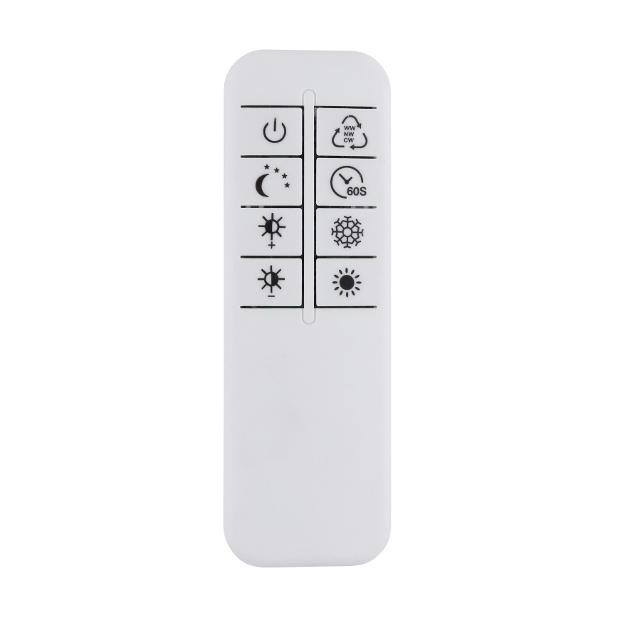 Globo - Ρυθμιζόμενο LED φωτιστικό οροφής 40W/230V 3000-6500K διάμ. 45 cm ανθρακί + τηλεχειριστήριο